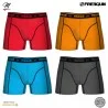 Satz von 4 Boxershorts Freegun Herren AKTIV Sport 360B aus einfarbiger Baumwolle (Boxershorts) Freegun auf FrenchMarket