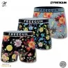 Lot de 3 Boxers Homme Coton "Premium Signature Flowers" (Lot boxers Homme) Freegun chez FrenchMarket