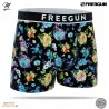 3er-Pack Boxershorts für Männer aus Baumwolle "Premium Signature Flowers" (Boxershorts für Männer) Freegun auf FrenchMarket