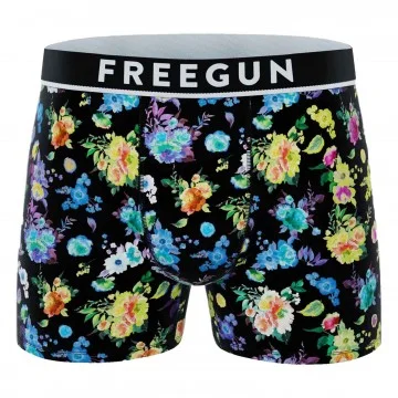 Boxer Homme Coton "Premium Signature Flowers" (Boxers Homme) Freegun chez FrenchMarket