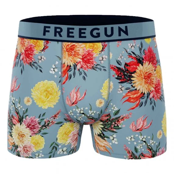 Boxer de algodón "Premium Signature Flowers" para hombre (Boxers) Freegun chez FrenchMarket