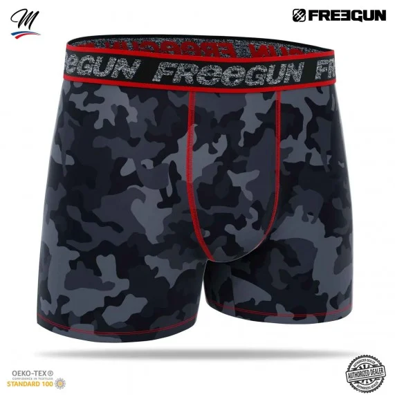 Calzoncillos bóxer de algodón "Dynamic Malcom" para hombre (Boxers) Freegun chez FrenchMarket