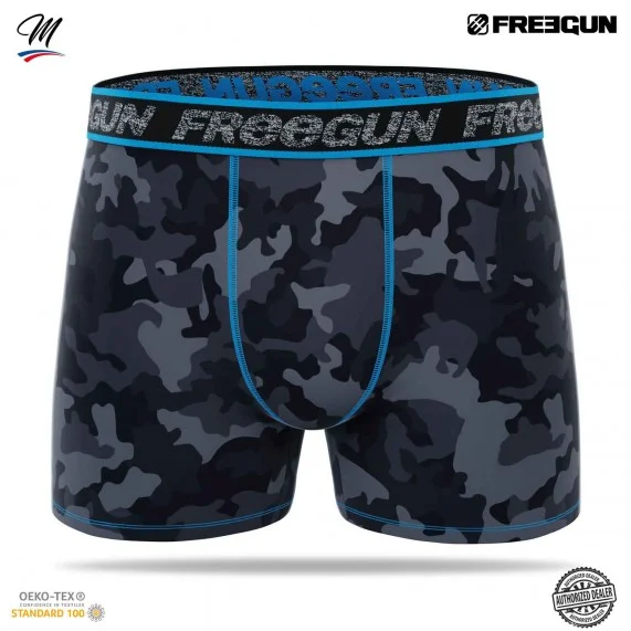 Calzoncillos bóxer de algodón "Dynamic Malcom" para hombre (Boxers) Freegun chez FrenchMarket