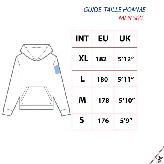 Känguru-Sweatshirt "Olympische Spiele Paris 2024" aus biologischer Baumwolle (Pullover) French Market auf FrenchMarket