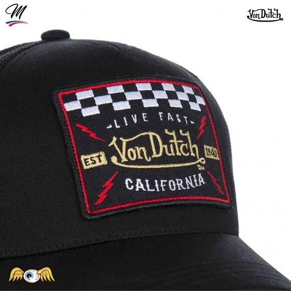 Cappello Trucker per bambini Motorcycles Live Fast (Tappi) Von Dutch chez FrenchMarket