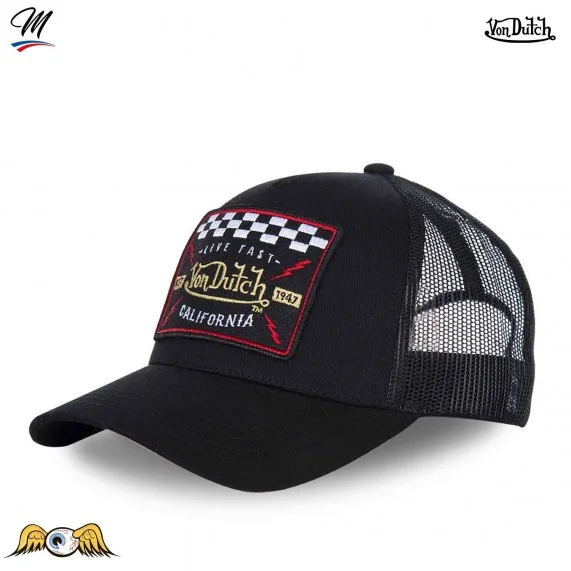 Kid's Trucker Cap Motorcycles Live Fast (Caps) Von Dutch on FrenchMarket