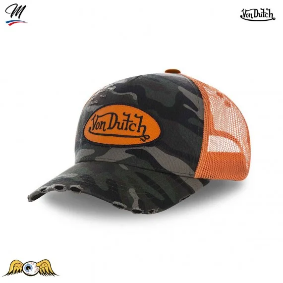 Gorra Trucker para niños de camuflaje (Gorras) Von Dutch chez FrenchMarket