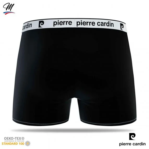 Set van 4 herenboxershorts 100% katoen (Herenboxershorts) Pierre Cardin chez FrenchMarket