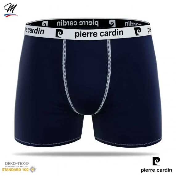 Set van 4 herenboxershorts 100% katoen (Herenboxershorts) Pierre Cardin chez FrenchMarket