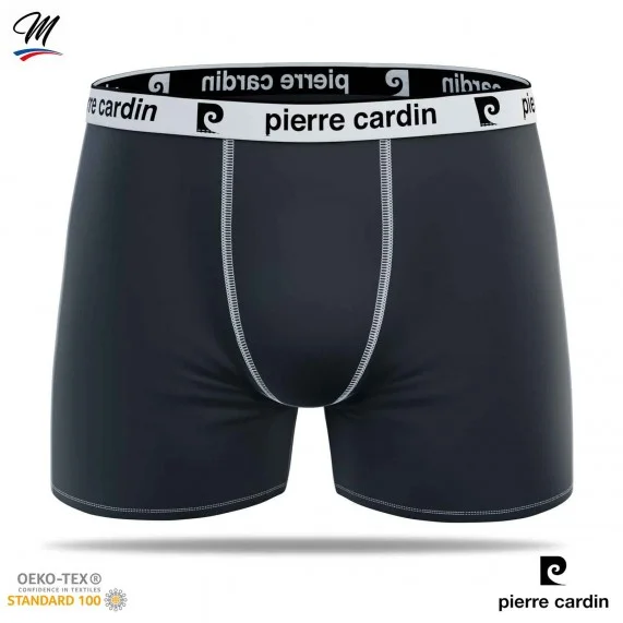 Set van 4 herenboxershorts 100% katoen (Herenboxershorts) Pierre Cardin chez FrenchMarket