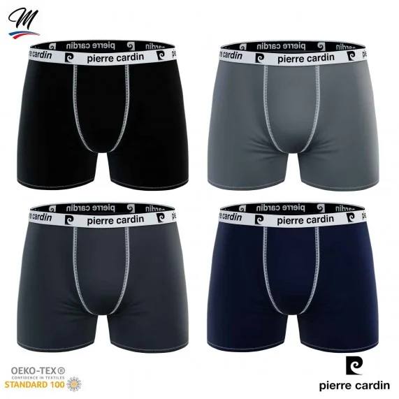 4er-Pack Boxershorts für Männer aus 100% Baumwolle (Boxershorts für Männer) Pierre Cardin auf FrenchMarket