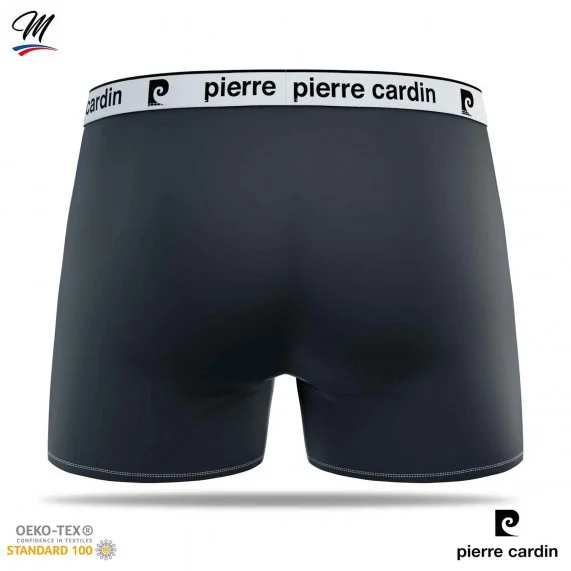 Set van 4 herenboxershorts 100% katoen (Herenboxershorts) Pierre Cardin chez FrenchMarket