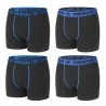 Set van 4 heren boxers van premium katoen (Herenboxershorts) Freegun chez FrenchMarket