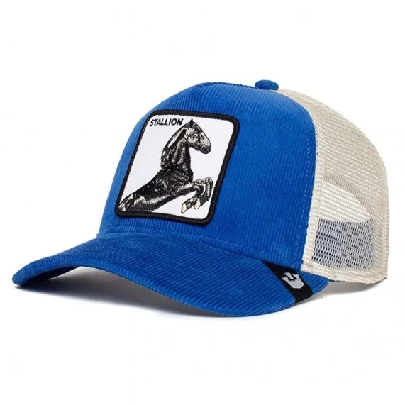 Cappello Trucker in velluto con cavallo "Sly Stallione (Cappellino) Goorin Bros chez FrenchMarket