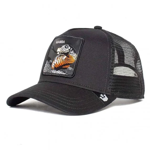 Trucker Cap Schlange "Black Mamba" (Cap) Goorin Bros auf FrenchMarket