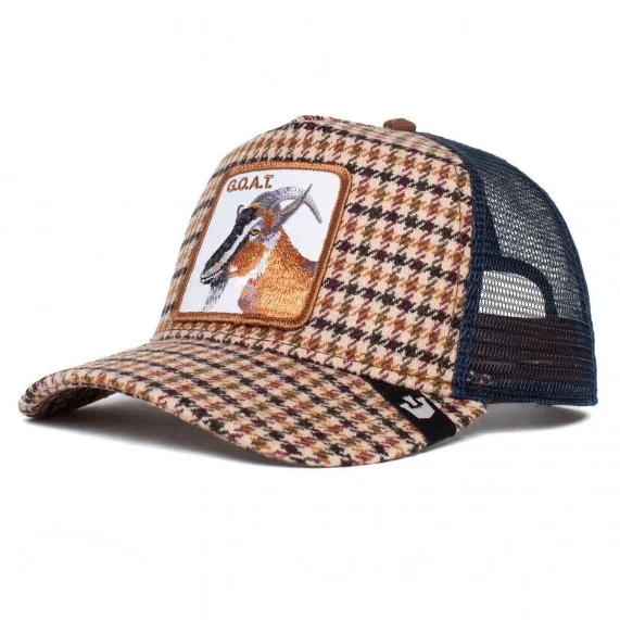 Gorra G.O.A.T. Checkered Trucker Cap - Cabra Good Kid Plaad City (Gorras) Goorin Bros chez FrenchMarket