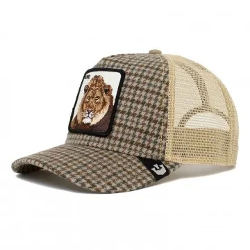 KING - Gorra Trucker a cuadros Lion "Lodge King (Gorras) Goorin Bros chez FrenchMarket