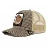 Trucker-Cap Kariert KING - Löwe "Lodge King" (Cap) Goorin Bros auf FrenchMarket