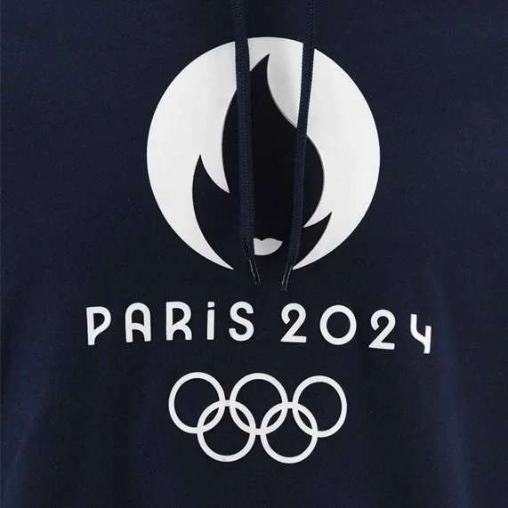 Felpa con canguro dei Giochi Olimpici di Parigi 2024 in cotone biologico (Pullover) French Market chez FrenchMarket