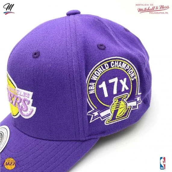 Cappellino NBA "Home Town Classic" dei Los Angeles Lakers (Cappellino) Mitchell & Ness chez FrenchMarket