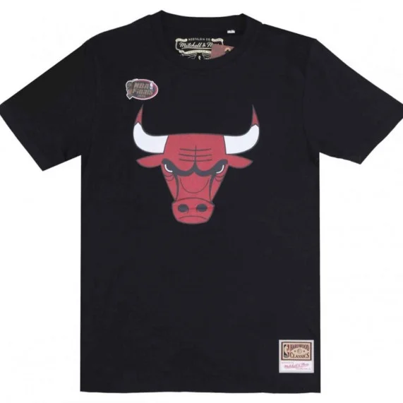 Maglietta Chicago Bulls "NBA Team Logo (T Shirt) Mitchell & Ness chez FrenchMarket