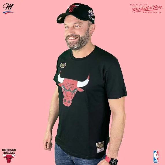 Camiseta "NBA Team Logo" de los Chicago Bulls (Camisetas) Mitchell & Ness chez FrenchMarket