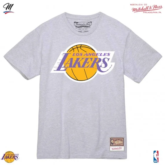 Maglietta Los Angeles Lakers "NBA Team Logo (T Shirt) Mitchell & Ness chez FrenchMarket