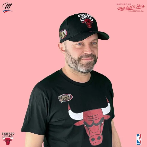 NBA Chicago Bulls "Top Spot Classic Red" Kappe (Cap) Mitchell & Ness auf FrenchMarket