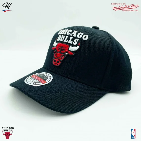 NBA Chicago Bulls "Top Spot Classic Red" Kappe (Cap) Mitchell & Ness auf FrenchMarket