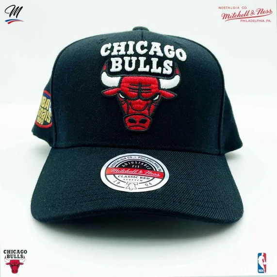 Cappello Chicago Bulls "Top Spot Classic Red" NBA (Cappellino) Mitchell & Ness chez FrenchMarket