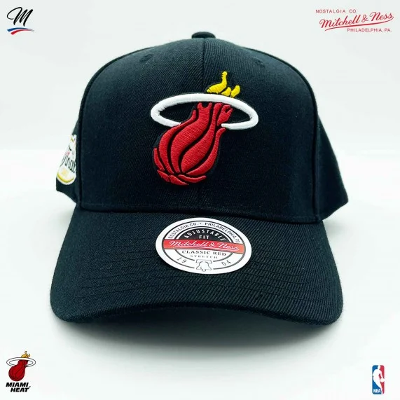 Cappello NBA "Top Spot Classic Red" dei Miami Heat (Cappellino) Mitchell & Ness chez FrenchMarket