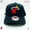 NBA Miami Heat "Top Spot Classic Red" Kappe (Cap) Mitchell & Ness auf FrenchMarket