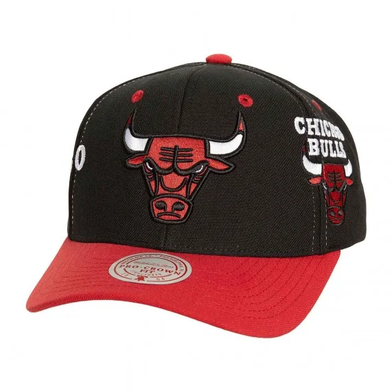 Casquette NBA Chicago Bulls HWC "Overbite" (Casquettes) Mitchell & Ness chez FrenchMarket