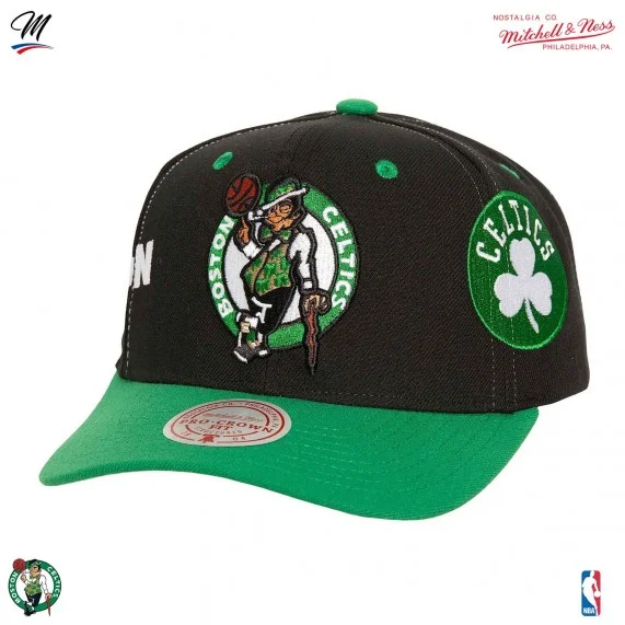 Casquette NBA Boston Celtics HWC "Overbite" (Casquettes) Mitchell & Ness chez FrenchMarket