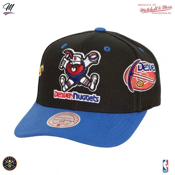 Cappello NBA Denver Nuggets HWC "Overbite (Cappellino) Mitchell & Ness chez FrenchMarket