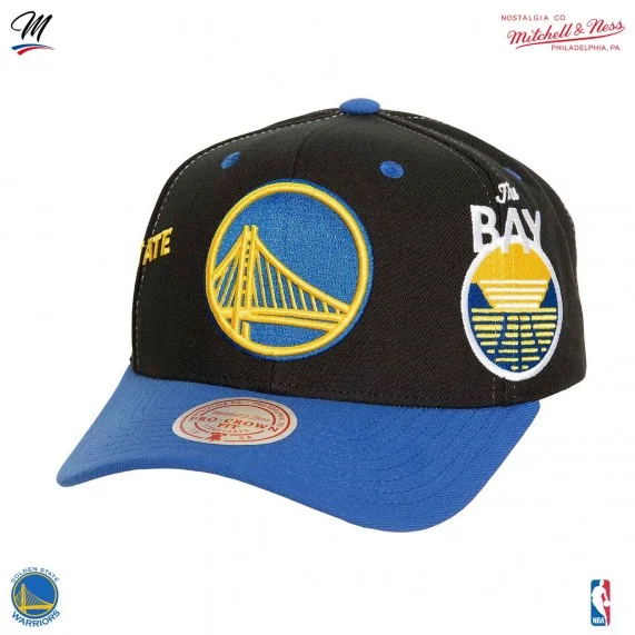 Cappellino NBA "Overbite" dei Golden State Warriors HWC (Cappellino) Mitchell & Ness chez FrenchMarket