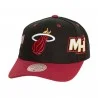 Gorra NBA "Overbite" de los Miami Heat HWC (Gorras) Mitchell & Ness chez FrenchMarket