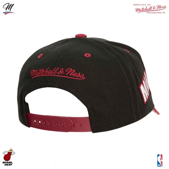 Gorra NBA "Overbite" de los Miami Heat HWC (Gorras) Mitchell & Ness chez FrenchMarket