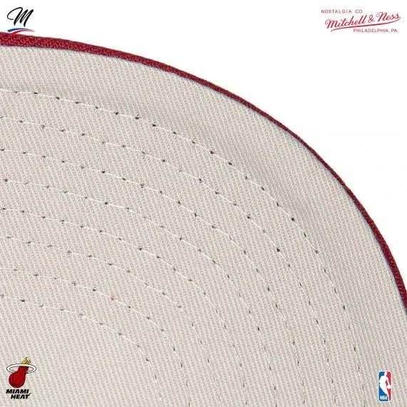 Cappello NBA Miami Heat HWC "Overbite (Cappellino) Mitchell & Ness chez FrenchMarket