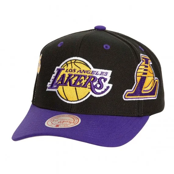 Casquette NBA Los Angeles Lakers HWC "Overbite" (Casquettes) Mitchell & Ness chez FrenchMarket