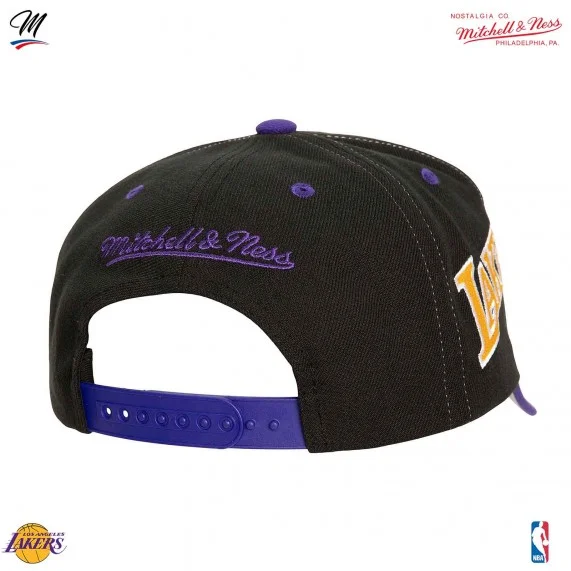 Cappello NBA "Overbite" Los Angeles Lakers HWC (Cappellino) Mitchell & Ness chez FrenchMarket