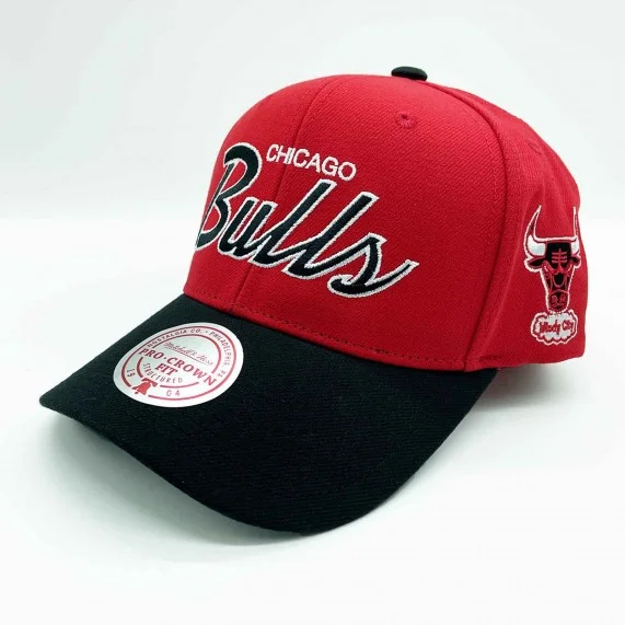 Cappellino Chicago Bulls HWC "Team Script 2.0" NBA (Cappellino) Mitchell & Ness chez FrenchMarket