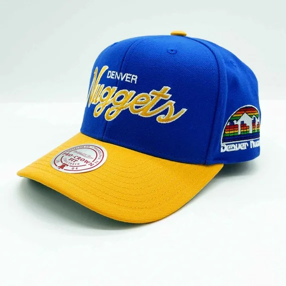 Casquette NBA Denver Nuggets HWC "Team Script 2.0" (Casquettes) Mitchell & Ness chez FrenchMarket