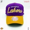 Cappellino NBA Los Angeles Lakers HWC "Team Script 2.0 (Cappellino) Mitchell & Ness chez FrenchMarket