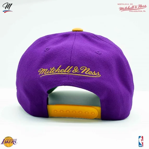 Cappellino NBA Los Angeles Lakers HWC "Team Script 2.0 (Cappellino) Mitchell & Ness chez FrenchMarket