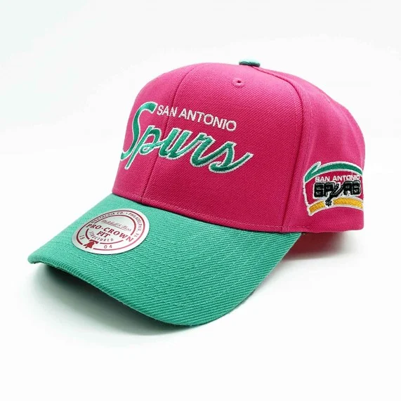 San Antonio Spurs HWC "Team Script 2.0" NBA Cap (Caps) Mitchell & Ness chez FrenchMarket