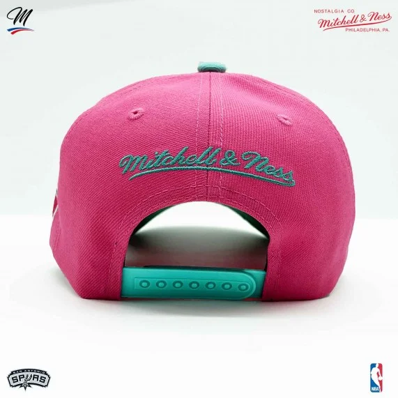 Casquette NBA San Antonio Spurs HWC "Team Script 2.0" (Casquettes) Mitchell & Ness chez FrenchMarket