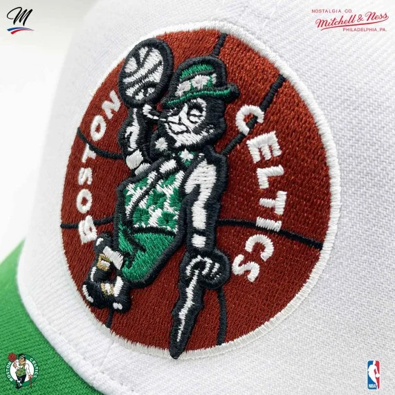 Cappellino NBA Boston Celtics HWC "Team 2 Tone 2.0 (Cappellino) Mitchell & Ness chez FrenchMarket