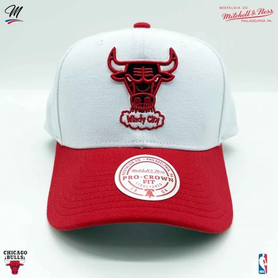 Cappello Chicago Bulls HWC "Team 2 Tone 2.0" NBA (Cappellino) Mitchell & Ness chez FrenchMarket