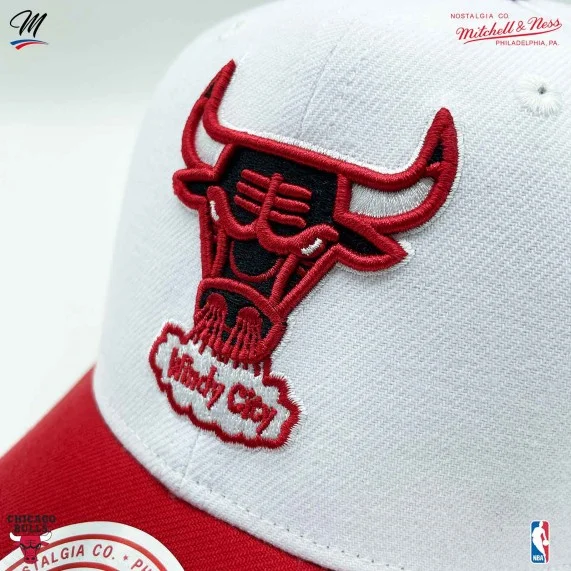 Cappello Chicago Bulls HWC "Team 2 Tone 2.0" NBA (Cappellino) Mitchell & Ness chez FrenchMarket